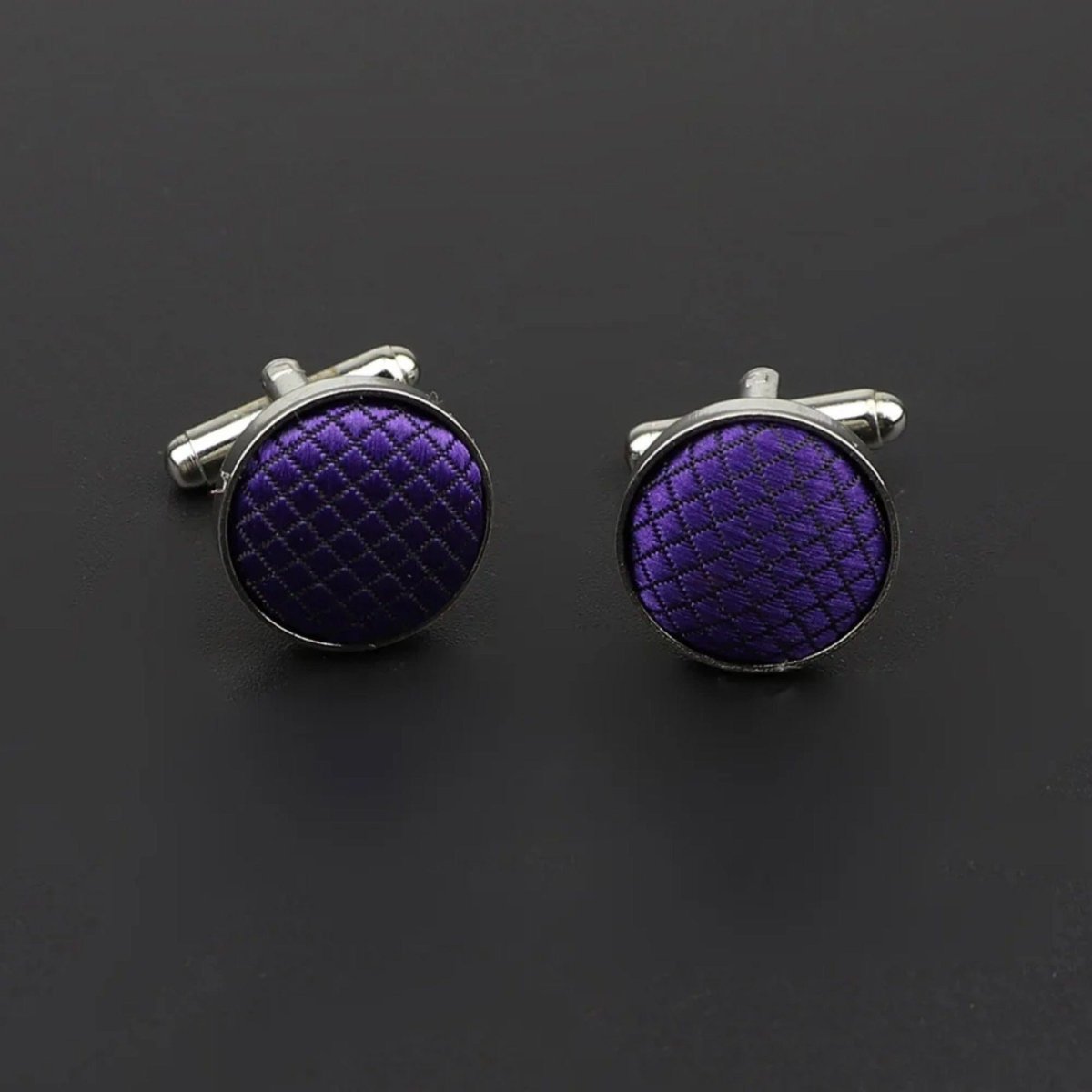 ZONFAZ Classic Dots Solid Cufflink For Mens Cuff Buttons