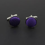 ZONFAZ Classic Dots Solid Cufflink For Mens Cuff Buttons