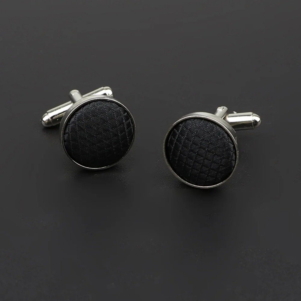 ZONFAZ Classic Dots Solid Cufflink For Mens Cuff Buttons