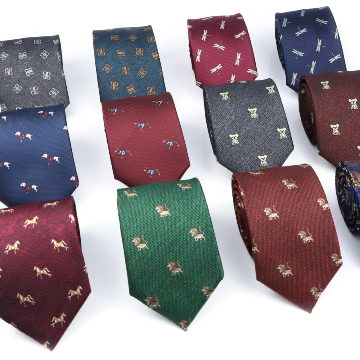 ZONFAZ Classic Fashion Silk Neckties Luxury Jacquard Standard Tie