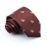 ZONFAZ Classic Fashion Silk Neckties Luxury Jacquard Standard Tie