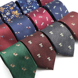 ZONFAZ Classic Fashion Silk Neckties Luxury Jacquard Standard Tie