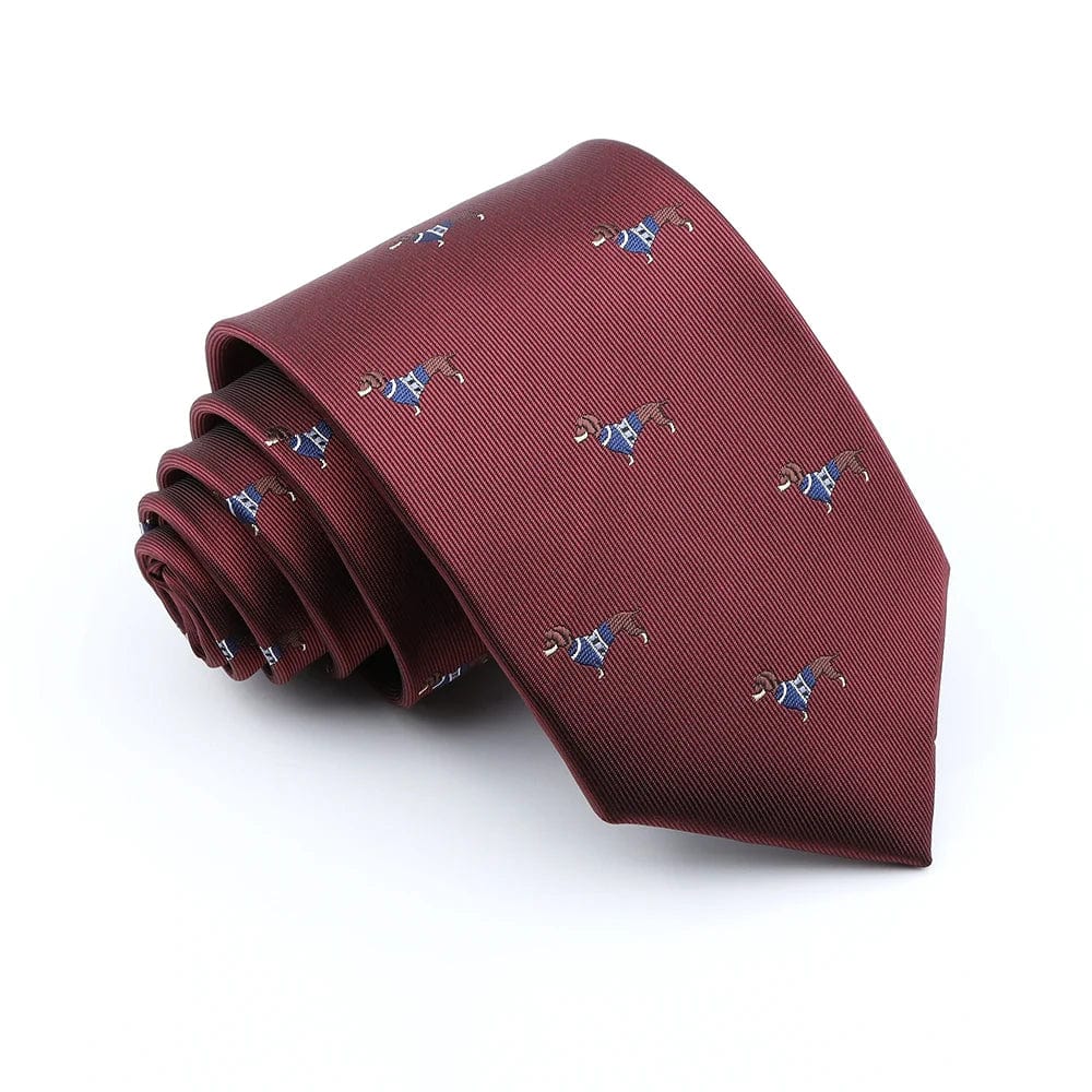 ZONFAZ Classic Fashion Silk Neckties Luxury Jacquard Standard Tie