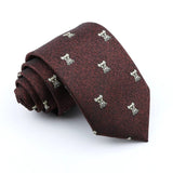 ZONFAZ Classic Fashion Silk Neckties Luxury Jacquard Standard Tie