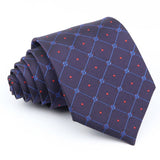 ZONFAZ Classic Formal Silk Necktie For Man Business Standard Striped Tie