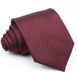 ZONFAZ Classic Formal Silk Necktie For Man Business Standard Striped Tie