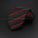 ZONFAZ Classic Men's Fashion Striped Silk Ties For Formal Business Luxury Wedding Party Neckties