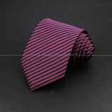 ZONFAZ Classic Men's Fashion Striped Silk Ties For Formal Business Luxury Wedding Party Neckties