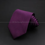 ZONFAZ Classic Men's Fashion Striped Silk Ties For Formal Business Luxury Wedding Party Neckties