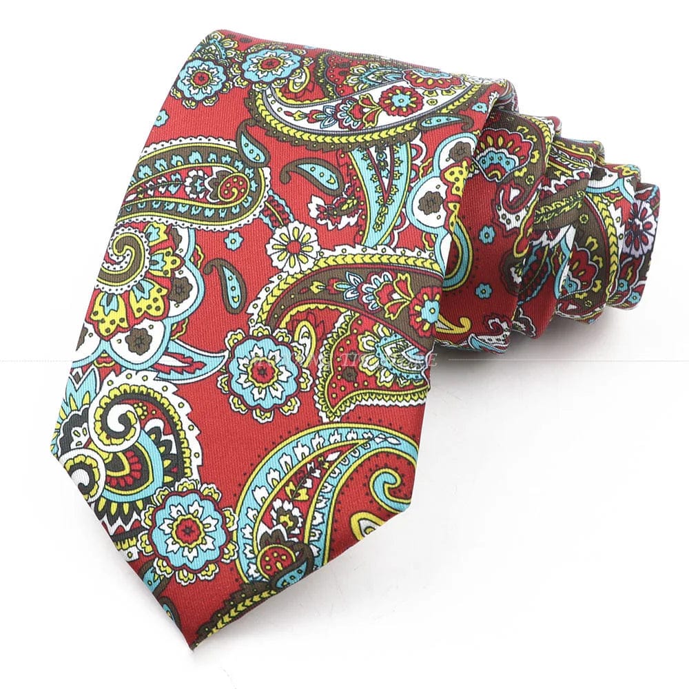 ZONFAZ Classic Paisley Silk Ties