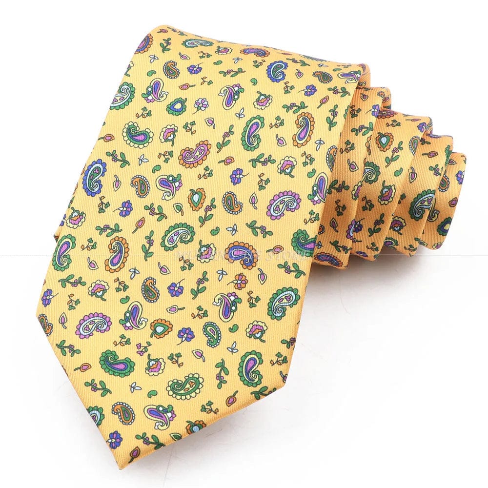 ZONFAZ Classic Paisley Silk Ties