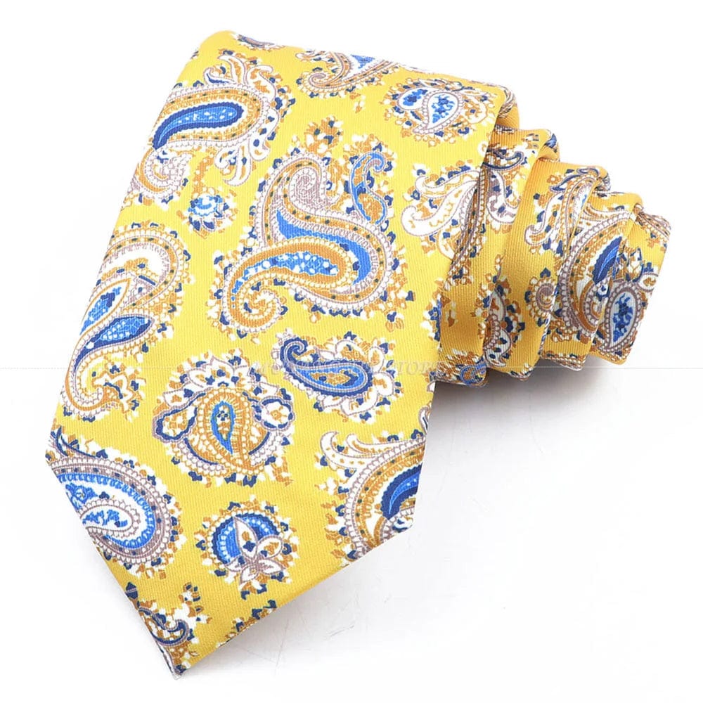 ZONFAZ Classic Paisley Silk Ties