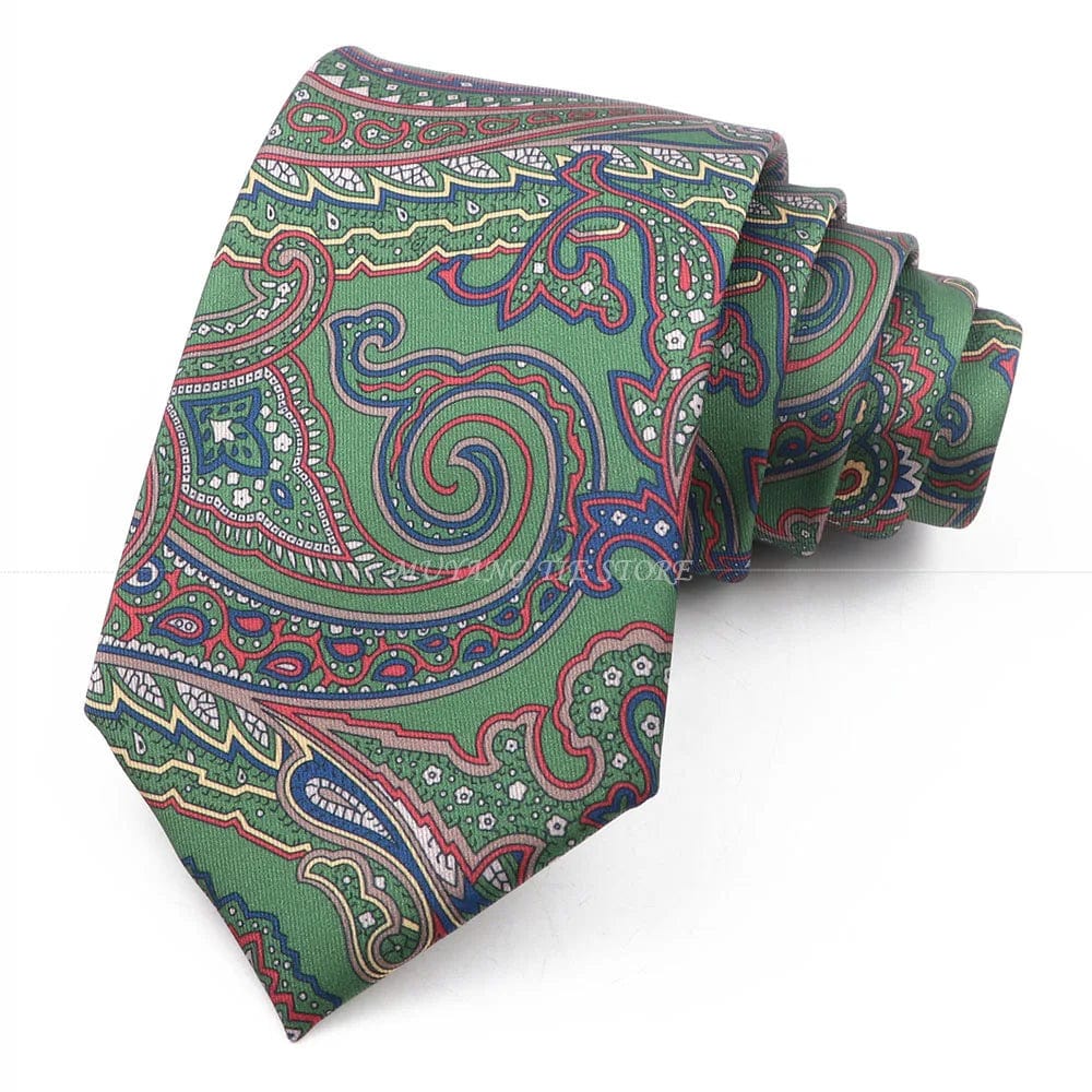 ZONFAZ Classic Paisley Silk Ties