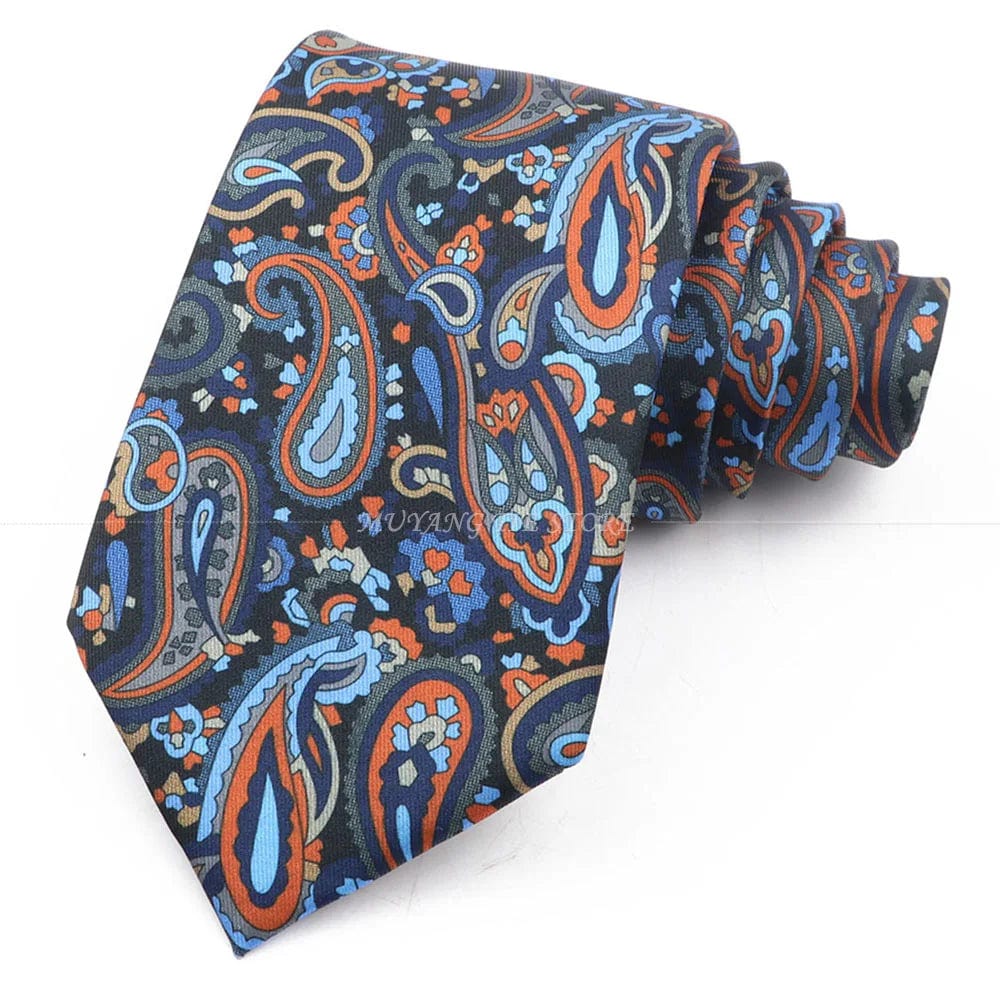 ZONFAZ Classic Paisley Silk Ties