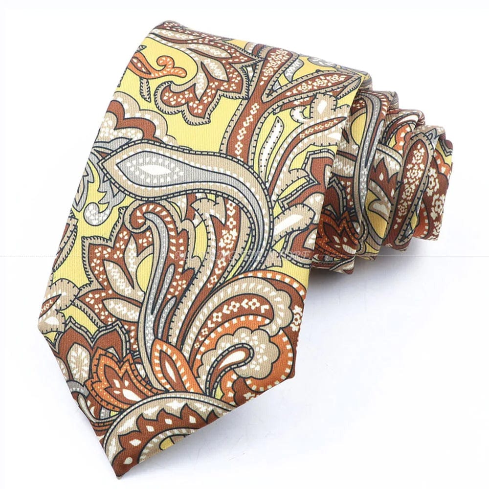 ZONFAZ Classic Paisley Silk Ties