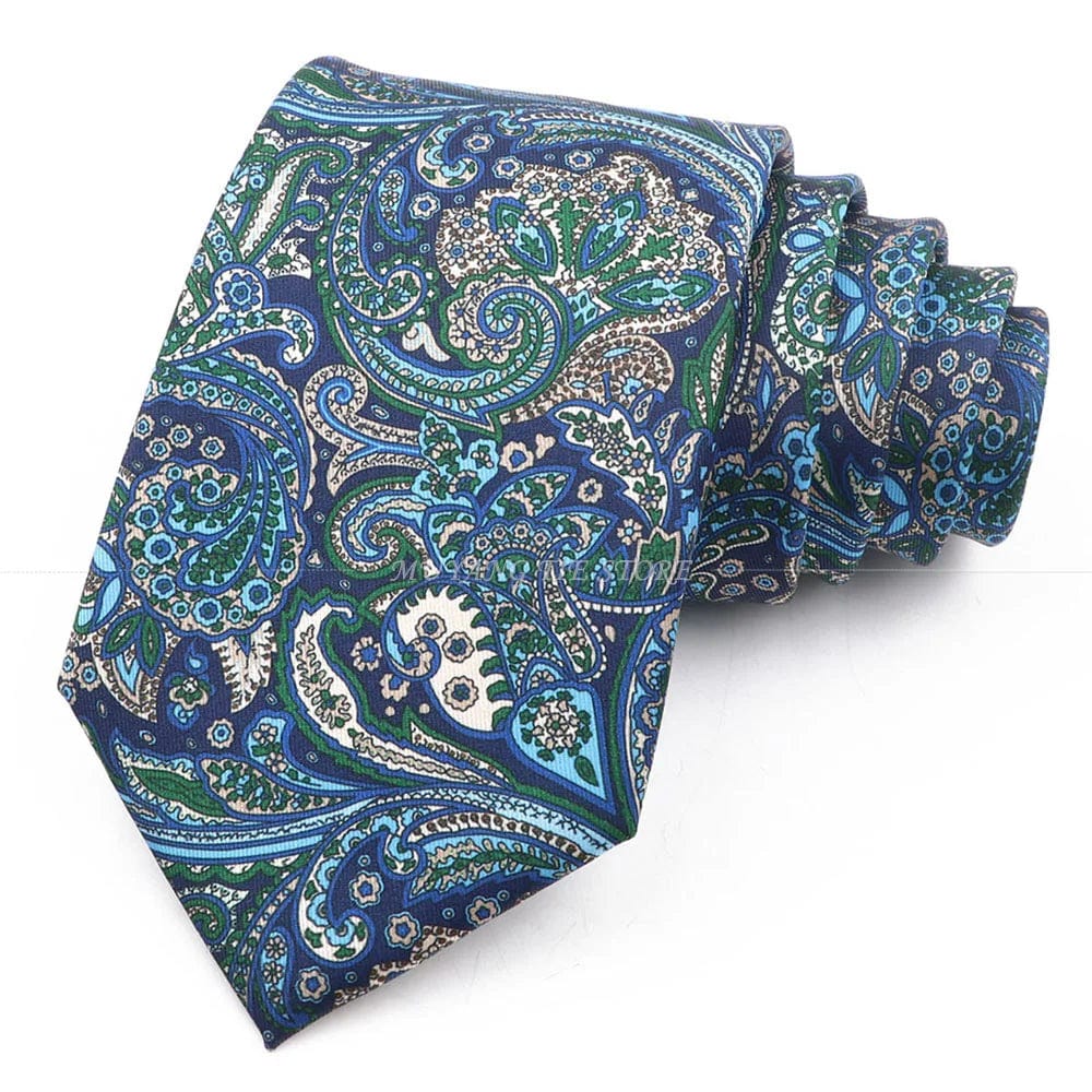 ZONFAZ Classic Paisley Silk Ties