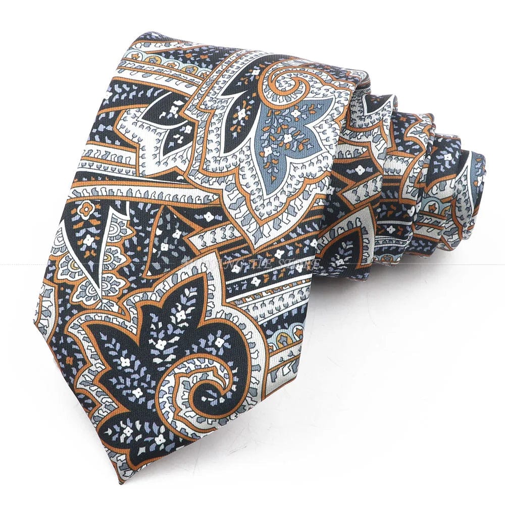 ZONFAZ Classic Paisley Silk Ties