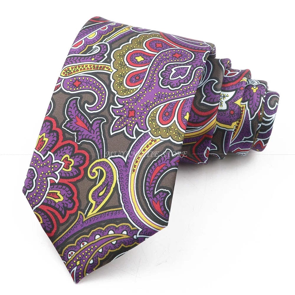 ZONFAZ Classic Paisley Silk Ties