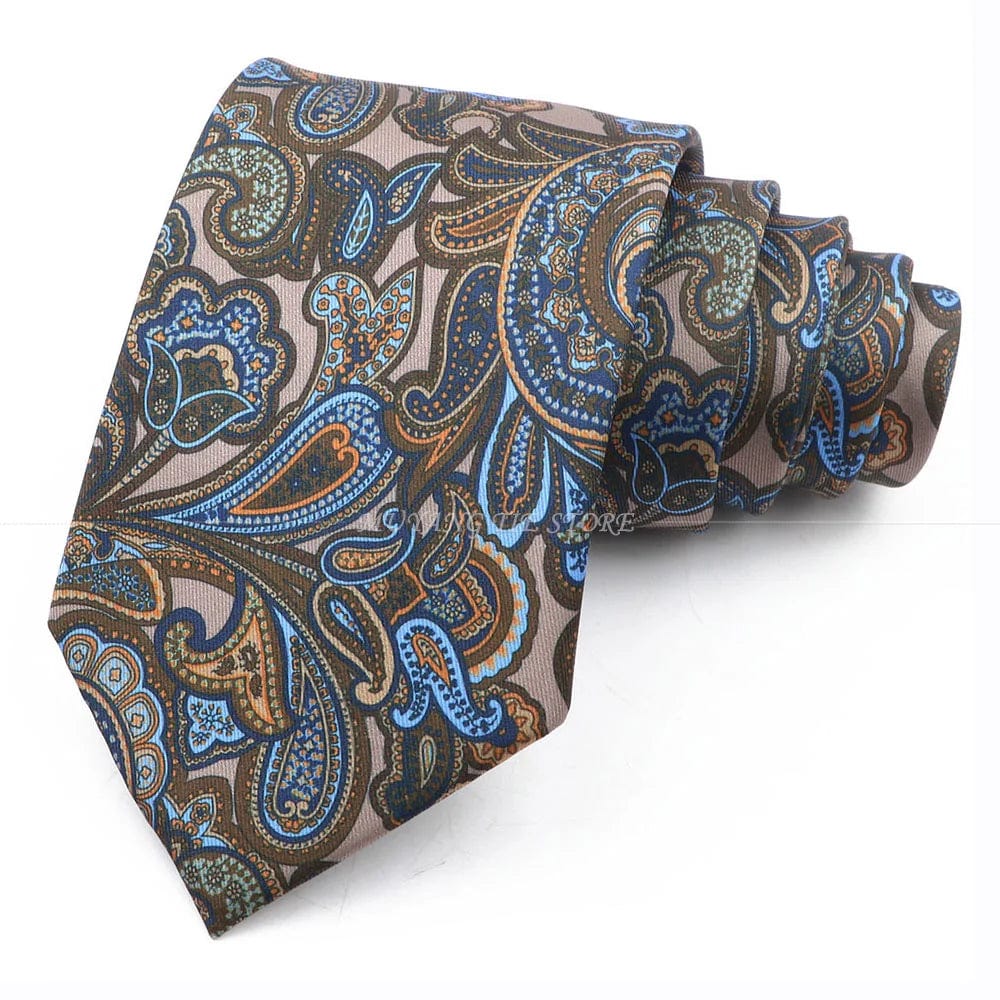 ZONFAZ Classic Paisley Silk Ties