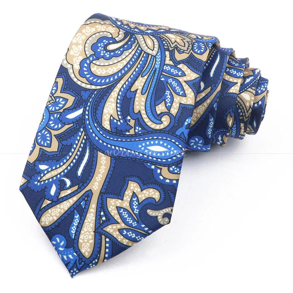 ZONFAZ Classic Paisley Silk Ties