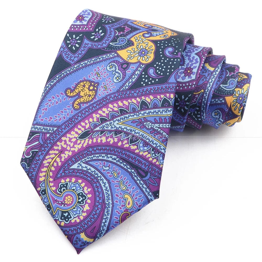 ZONFAZ Classic Paisley Silk Ties