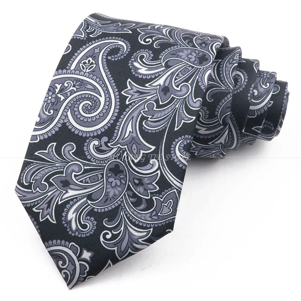 ZONFAZ Classic Paisley Silk Ties