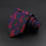 ZONFAZ Classic Silk Plaid Ties for Men Formal Business Striped Tie 8cm Width