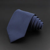 ZONFAZ Classic Silk Plaid Ties for Men Formal Business Striped Tie 8cm Width