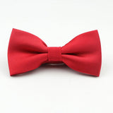 ZONFAZ Classic Solid Color Bowtie for Men Boys