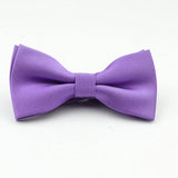 ZONFAZ Classic Solid Color Bowtie for Men Boys