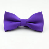 ZONFAZ Classic Solid Color Bowtie for Men Boys