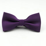 ZONFAZ Classic Solid Color Bowtie for Men Boys