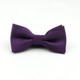 ZONFAZ Classic Solid Color Bowtie for Men Boys