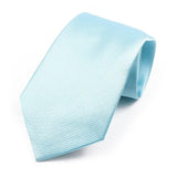 ZONFAZ Classic Solid Color Silk Ties For Men Neckties 8cm Width