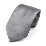 ZONFAZ Classic Solid Color Silk Ties For Men Neckties 8cm Width