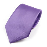 ZONFAZ Classic Solid Color Silk Ties For Men Neckties 8cm Width