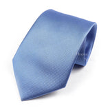 ZONFAZ Classic Solid Color Silk Ties For Men Neckties 8cm Width