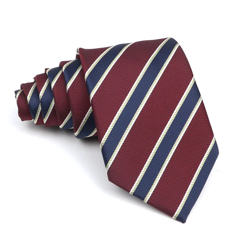 ZONFAZ Classic Standard Striped Silk Ties