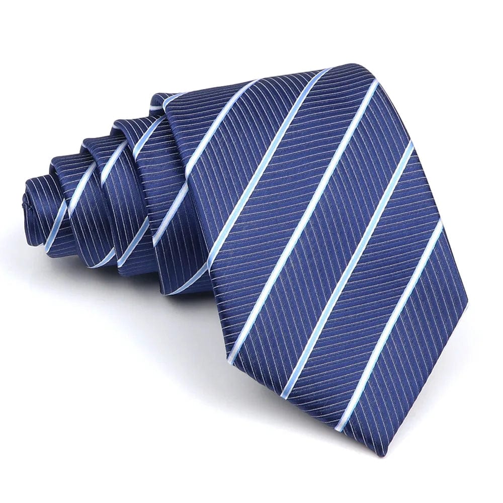 ZONFAZ Classic Standard Striped Silk Ties