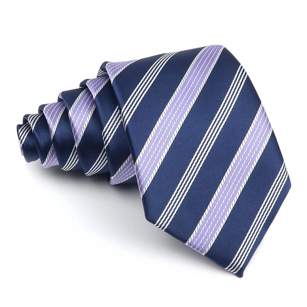 ZONFAZ Classic Standard Striped Silk Ties