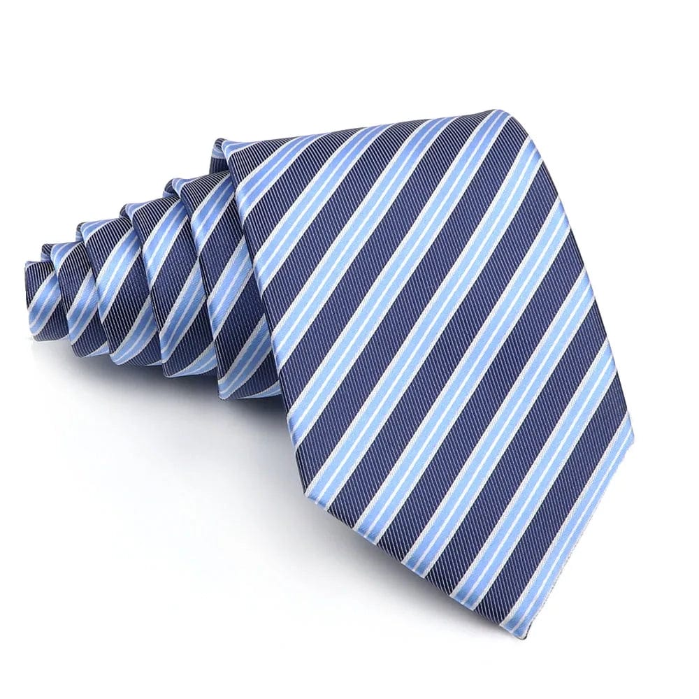 ZONFAZ Classic Standard Striped Silk Ties