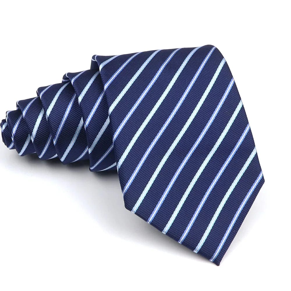 ZONFAZ Classic Standard Striped Silk Ties