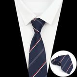 ZONFAZ Classic Standard Striped Silk Ties