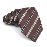 ZONFAZ Classic Standard Striped Silk Ties