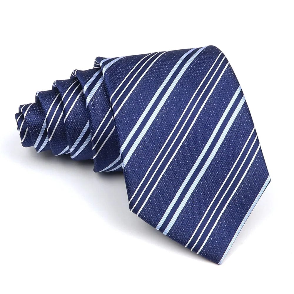 ZONFAZ Classic Standard Striped Silk Ties