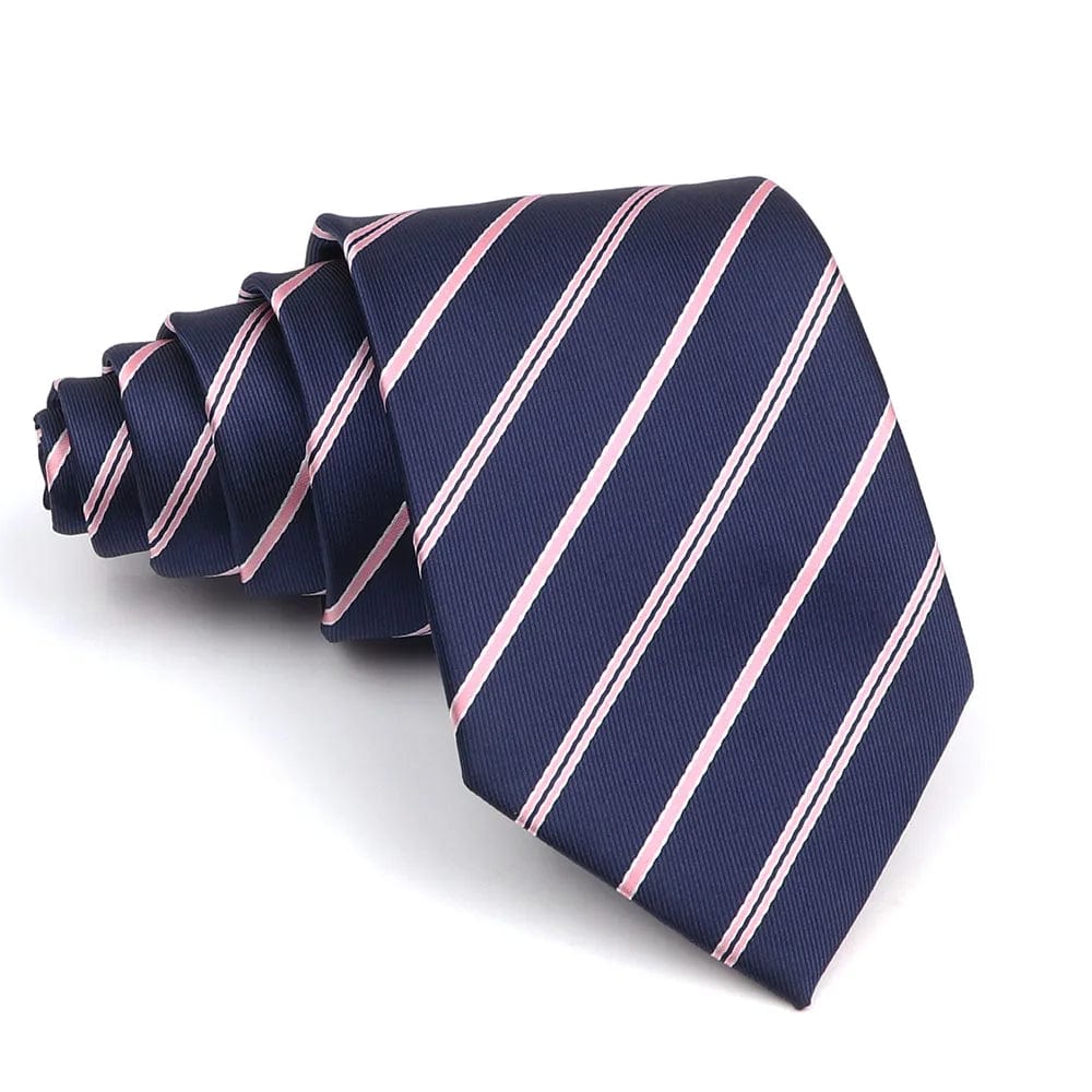 ZONFAZ Classic Standard Striped Silk Ties