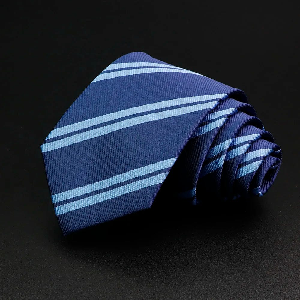 ZONFAZ Classic Striped Red Blue Green Ties