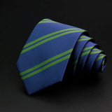 ZONFAZ Classic Striped Red Blue Green Ties