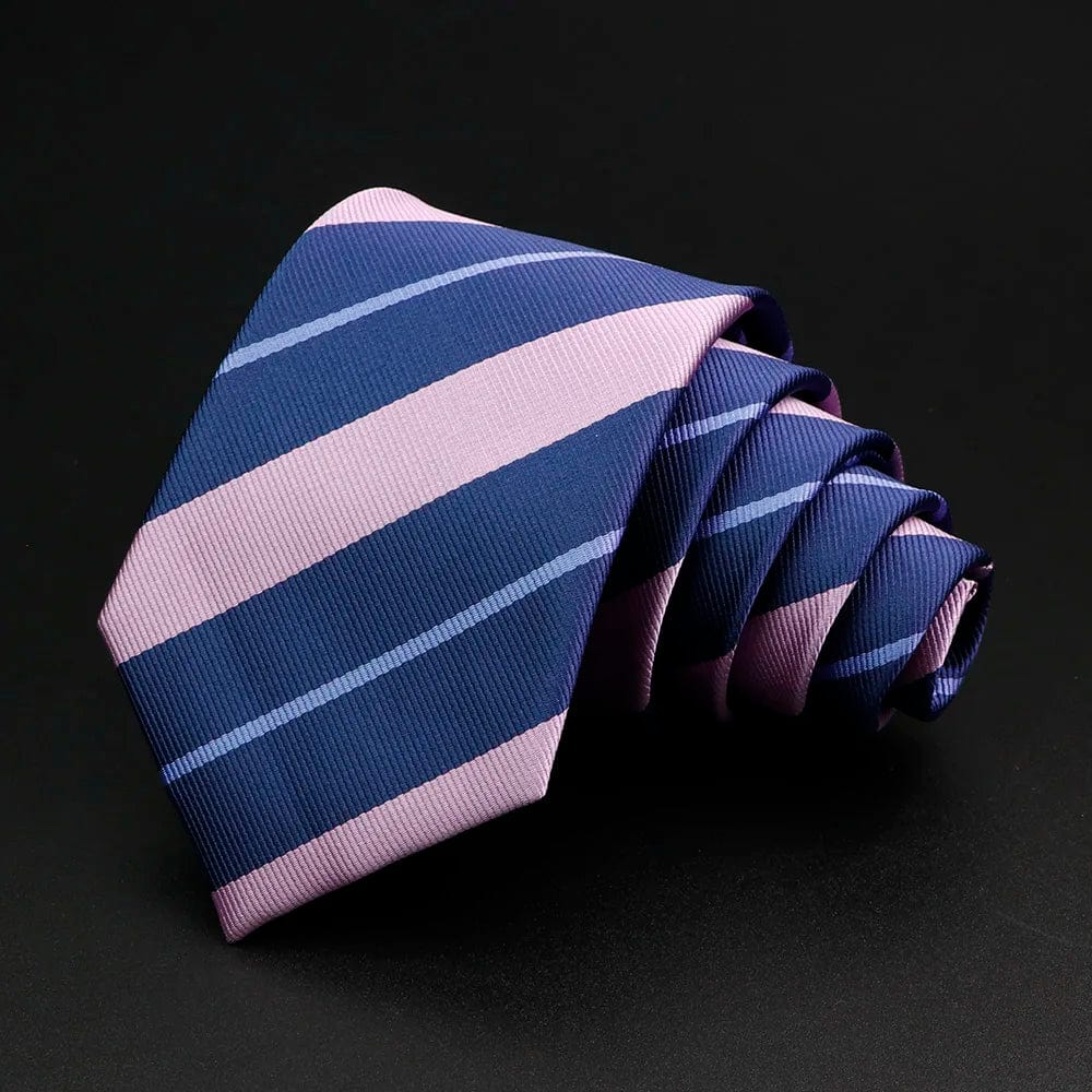 ZONFAZ Classic Striped Red Blue Green Ties