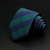 ZONFAZ Classic Striped Red Blue Green Ties